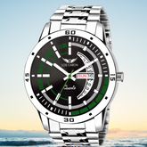 LOIS CARON Analogue Black Dial Men's Watch (LCS-8185)