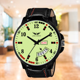 LOIS CARON RADIUM NIGHT GLOW DIAL DAY & DATE FUNCTIONING WATCH Analog Watch - For Men LCS-8266
