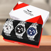 LOIS CARON Combo of 3 Watches for Boys Analog Watch - For Men LCS-9133