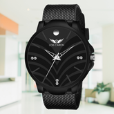 LOIS CARON Analogue Black Dial Men's Watch (LCS-4231)