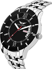LOIS CARON Analogue Black Dial Men's Watch (LCS-8015)