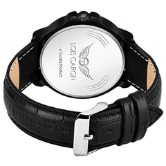 LOIS CARON Analogue Black Dial Men's Watch (LCS-4230)