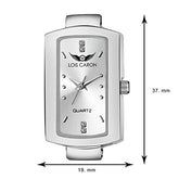 LOIS CARON Analogue White Dial Women's Watch (LCS-4681)