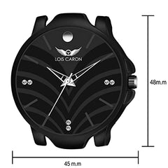 LOIS CARON Analogue Black Dial Men's Watch (LCS-4230)