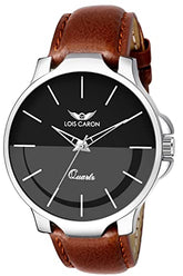 LOIS CARON Analogue Black Dial Men's Watch (LCS-4242)