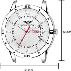 LOIS CARON Analogue Blue Dial Men's Watch (LCS-8011)