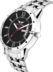 LOIS CARON Analogue Black Dial Men's Watch (LCS-8010)