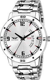 LOIS CARON Analogue White Dial Men's Watch (LCS-8192)