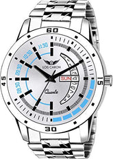 LOIS CARON Analogue White Dial Men's Watch (LCS-8175)