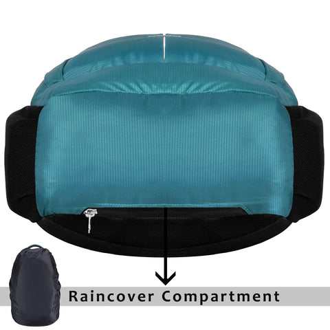 Large 35 L Laptop Backpack LCB-035 Sea Green Color Laptop Backpack With Rain Cover Hi-Storage  (Green)