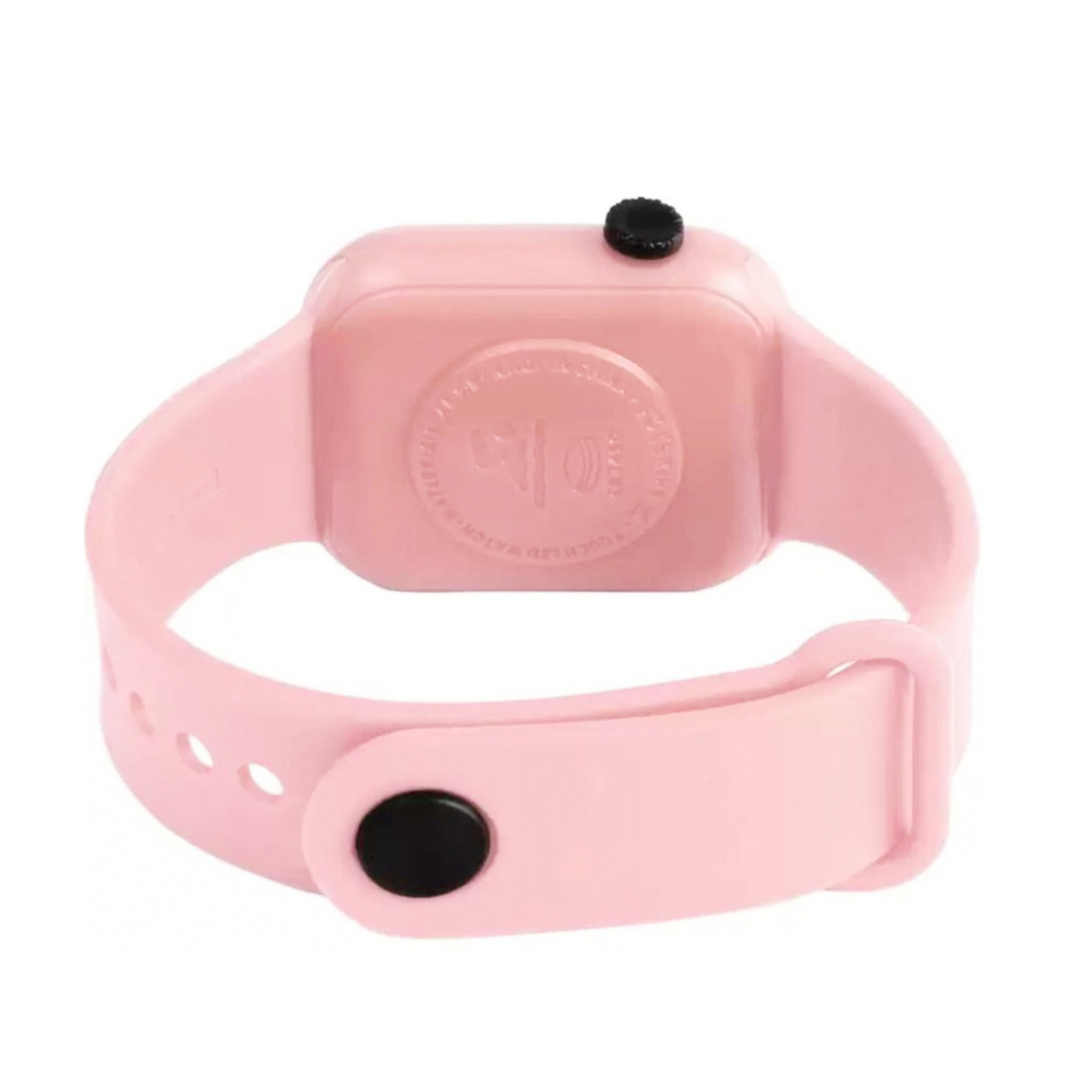 LOIS CARON  Teenagers LED Luxurious Fashion Silicone Pink Colored Digital Watch - For Boys & Girls D-1034 (Pink)