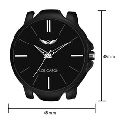 LOIS CARON Analogue Black Dial Men's Watch (LCS-4229)