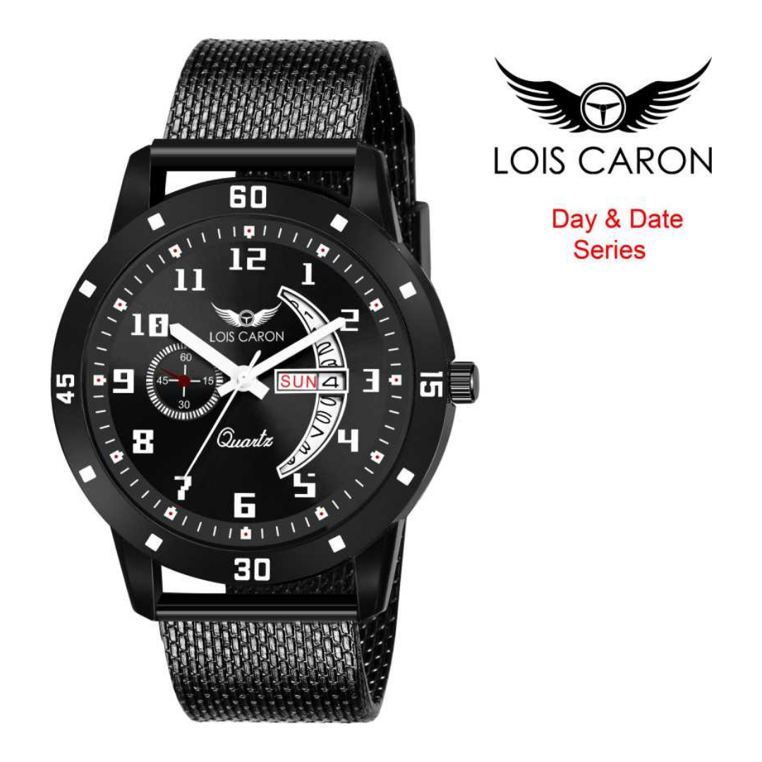 LOIS CARON LCS-8184 Trending Day & Date Functioning for Boys Analog Watch  - For Men ()