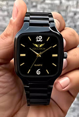 LOIS CARON  Elegant Series Square Quartz For /Boys Wrist Analog Watch - For Men LCS-4295