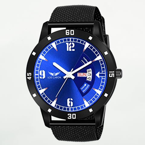 LOIS CARON Analogue Blue Dial Men's Watch (LCS-8231)