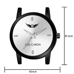 LOIS CARON Analogue White Dial Men's Watch (LCS-4213)