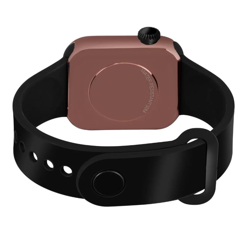 LOIS CARON Teenagers Luxurious Fashion Silicone Black Colored Digital Watch - for Boys & Girls D-1033(Brown)