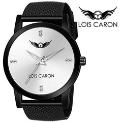 LOIS CARON Analogue White Dial Men's Watch (LCS-4213)