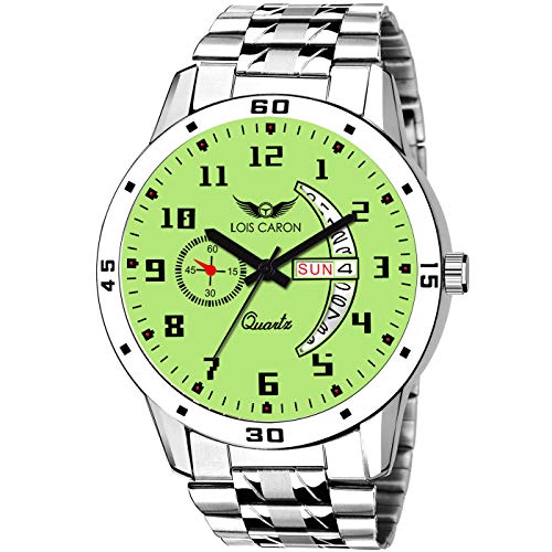 LOIS CARON Analogue Green Dial Men's Watch (LCS-8248)