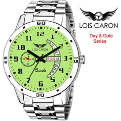 LOIS CARON Analogue Green Dial Men's Watch (LCS-8248)