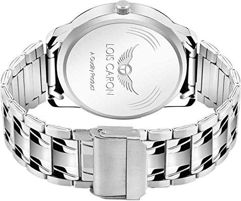 LOIS CARON Analogue White Dial Men's Watch (LCS-8192)